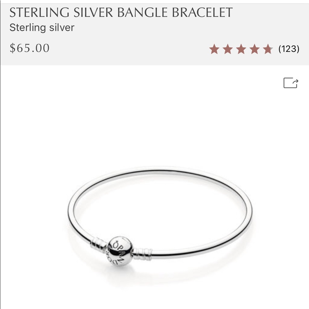 Pandora charm bracelet